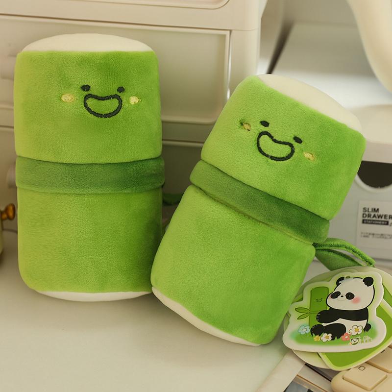 10cm Cute Bamboo Panda Plush Toy Small Pendant Stuffed Animal Soft Doll Fluffy Decoration Birthday Gift