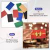 20/30Pcs 86x54x0.8mm Metal Business Cards Anodized Aluminum Blanks Name Card Laser Engrave Printable Name Cards for Custom DIY