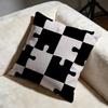 Puzzle Cushion Cover Soft Decorative Pillow Case Suitable for Bedroom Sofa Car Travel Use