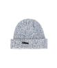 Bajal Va Brooch Heathered Knit Beanie Blue