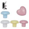 Colorful Heart-shaped Ceramic Handles for Children's Room Drawers and Cabinets
