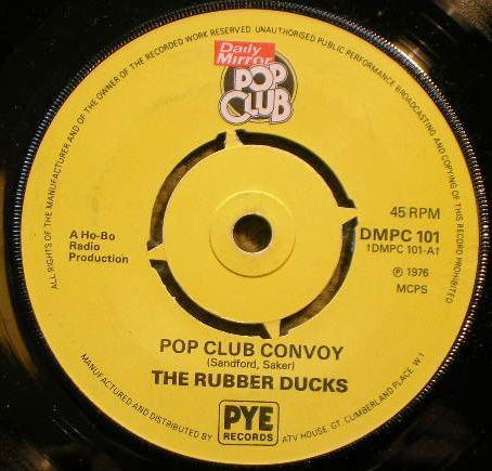 

7inch Record RUBBER DUCKS Pop Club Convoy DMPC101 Daily Mirror Po 1976 UK Pop Used