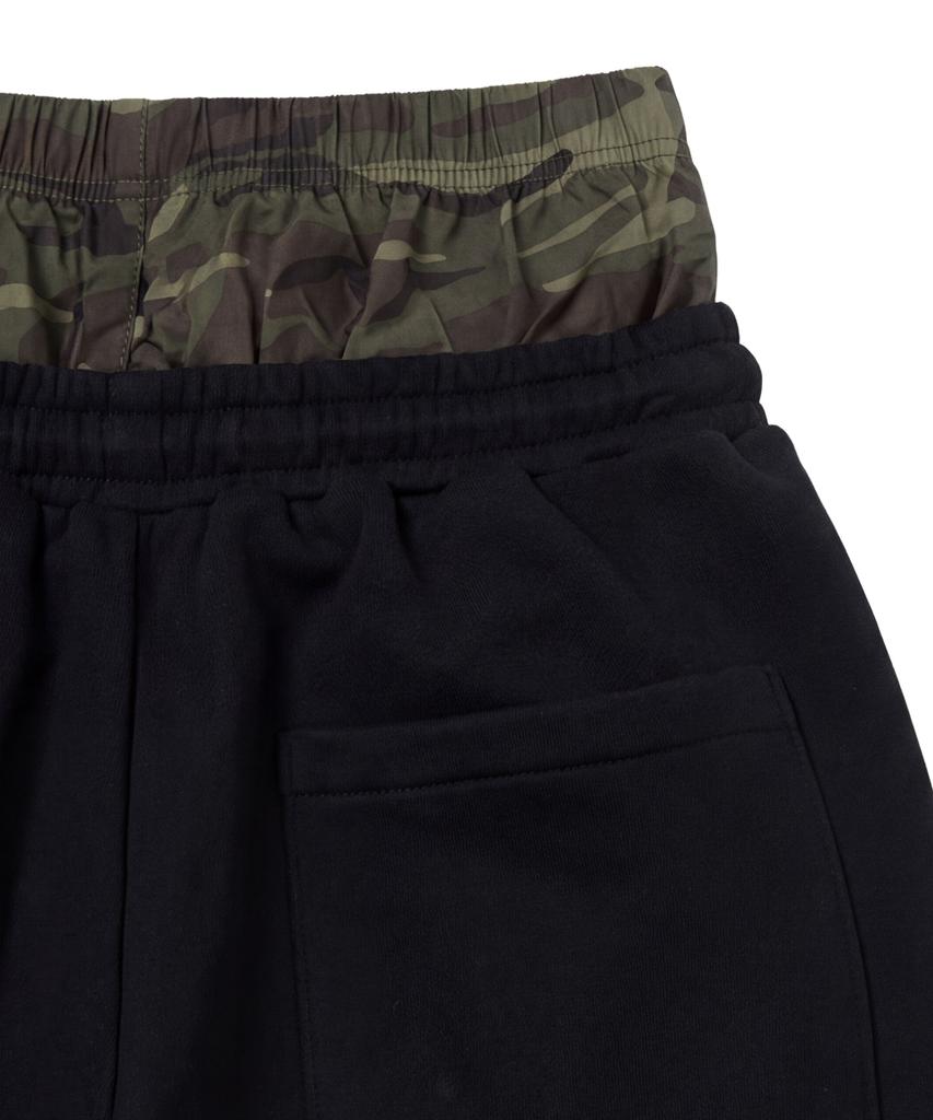 I Don'T Wanna Sell Cross Layered Sweat Pants Black