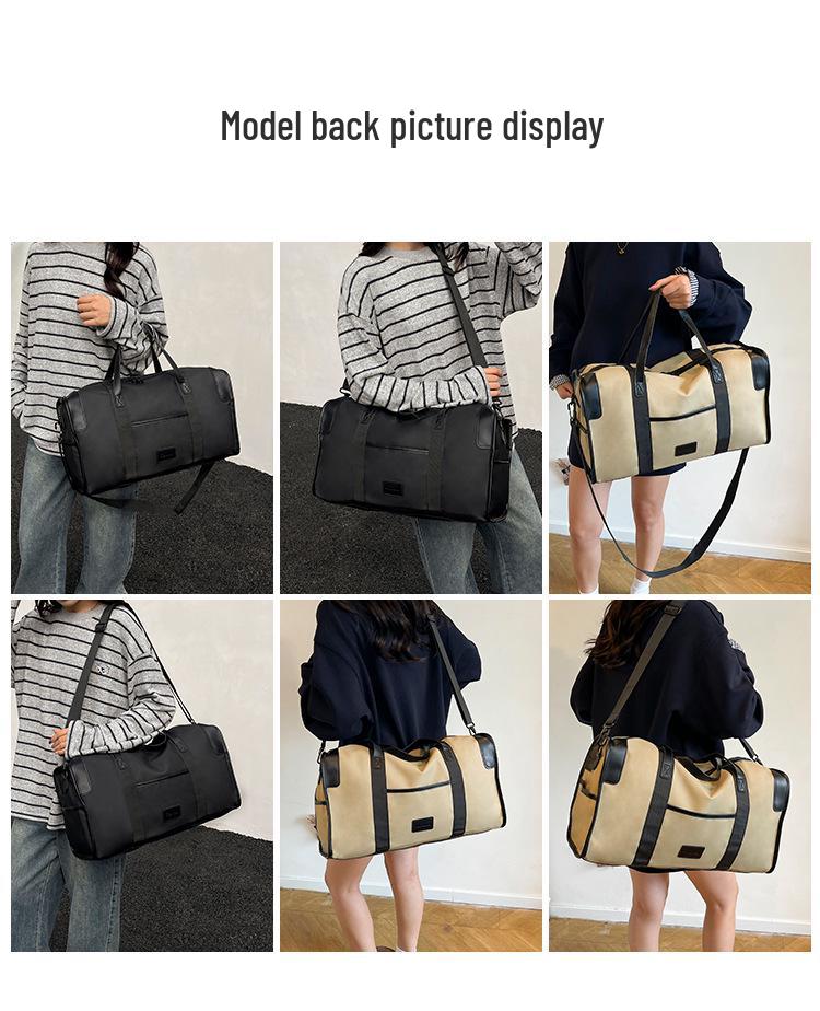 2025 Large Capacity Versatile Gym & Travel Bag with Wet/Dry Separation, Casual Shoulder & Crossbody Design