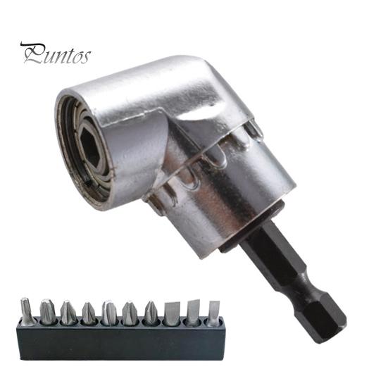 

Адаптер для углового ключа 105 градусов, универсальная, простая в установке, насадка для угловой дрели, многофункциональная бита для гибки отвертки B