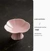 Chinese Style Ceramic Dessert Plate - Exquisite Small Tray for Mooncakes and Snacks, 2025 New Design
