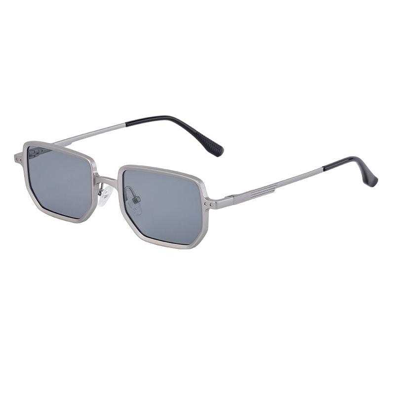 Box Sunglasses Men'S Metal Spring Glasses Legs Glasses Sunscreen Sunglasses Men'S Shades