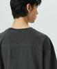 ATTENTIONROW Edition 1. Shoulder Cut Pigment Short Sleeve T-Shirt (Dark Gray)