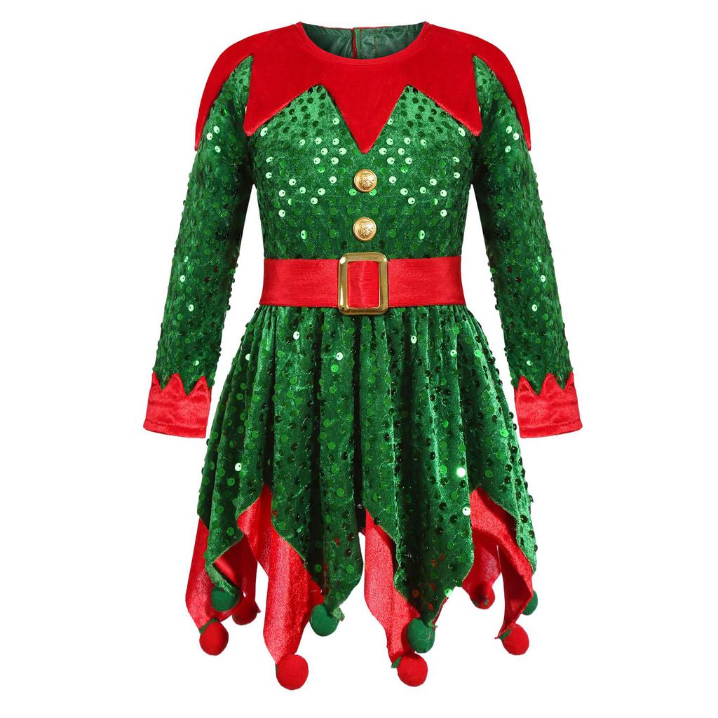 Disfraces de Navidad para niños, Disfraces de Cosplay para Actuación con Temática Navideña para Fiesta de Navidad