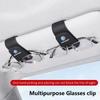 Leather Car Sun Visor Glasses Box Sunglasses Clip Auto Accessories For Volkswagen VW RLine R Golf Amarok T5 Phaeton ID3 Tiguan