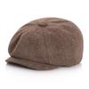 Hochwertige Tweed-Barettmütze im Vintage-Stil Niedliche Retro-Schiebermütze Schiebermütze Lässiges Outfit