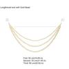 Three-layer Christmas Tree Pearl Chain Pendant Simulated Pearls White Christmas Pearl Garland with Hanging Hooks
