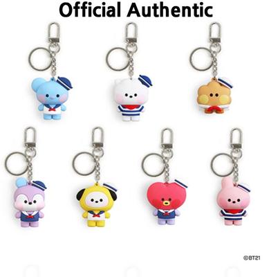 BTS Official Minini MARINE Figure Keyring Authentic