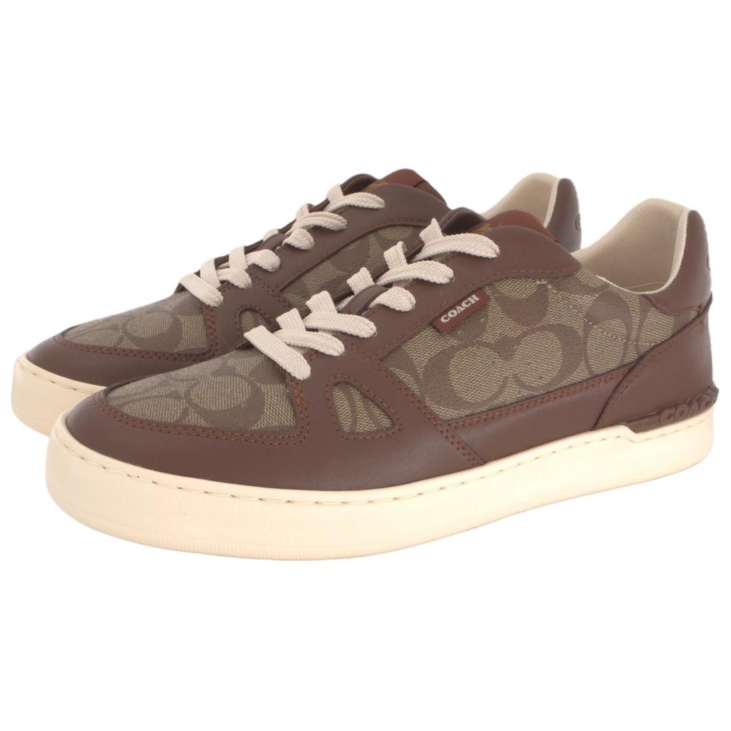 COACH Clip Sneakers Brown C8965-SAD