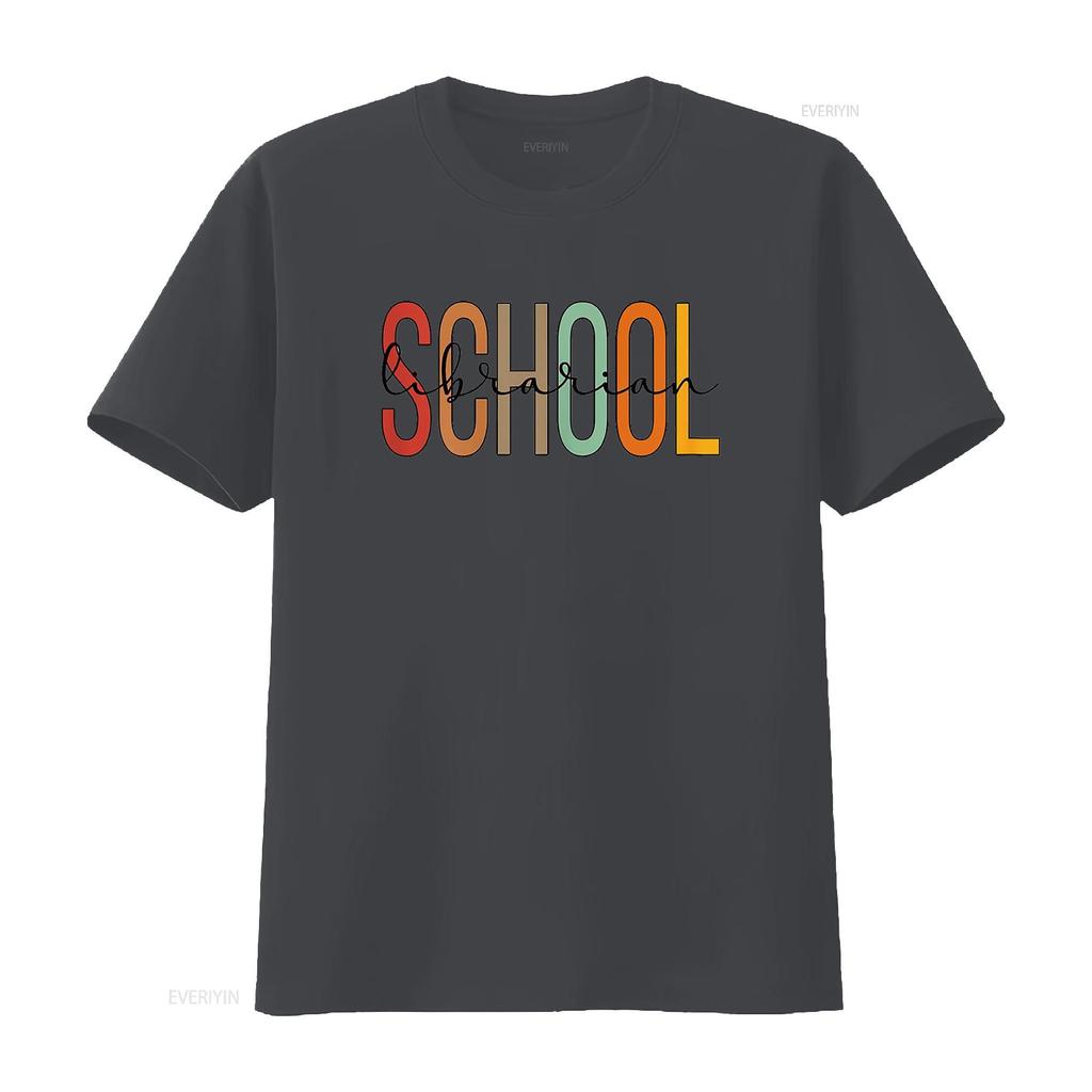 Schulbibliothekar Bibliotheksmitarbeiter Boho T-Shirt vintage gewaschen stilvoll weich Mode Designer Kleidung lässig leicht grafisch