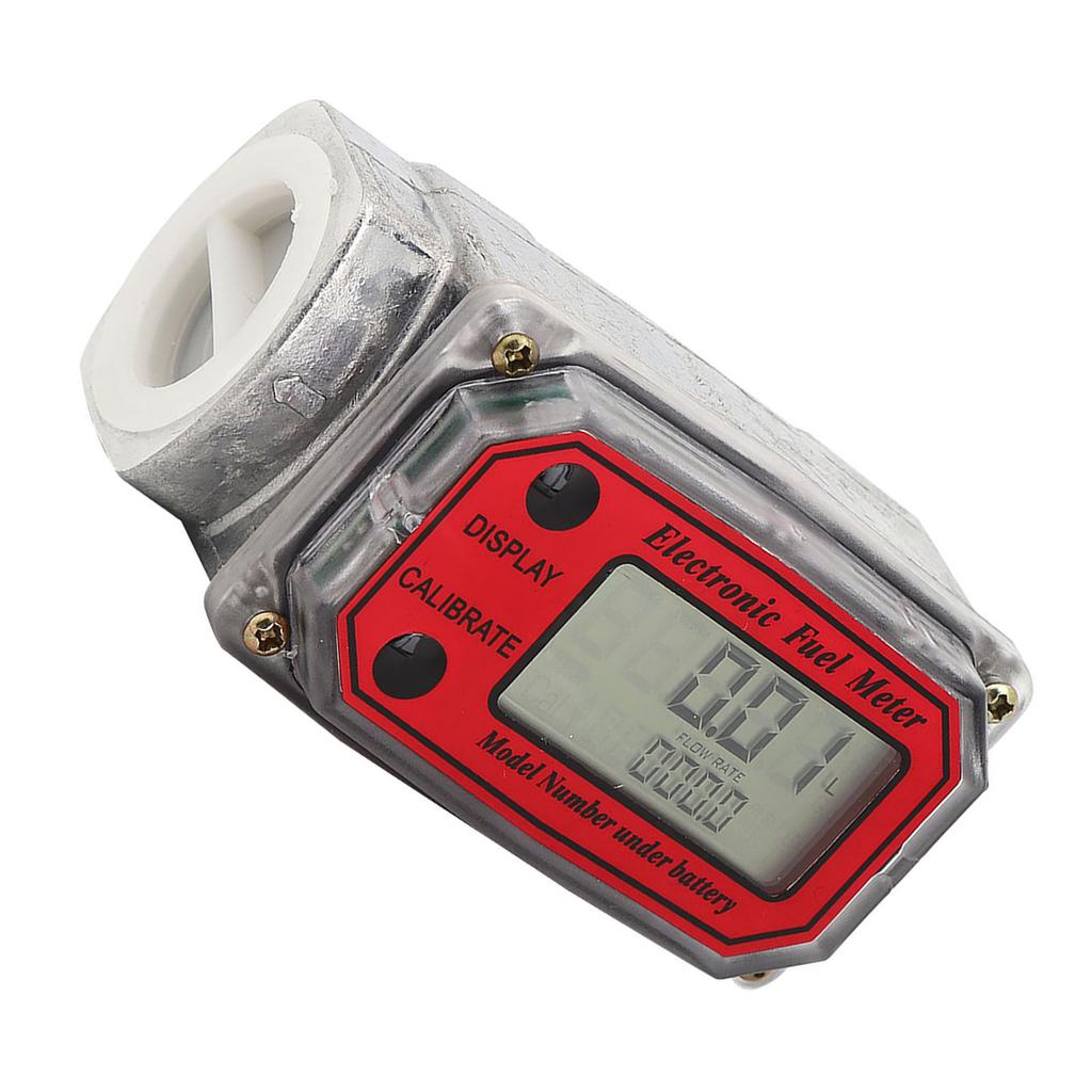 Mini Digital Turbine Flowmeter Diesel Fuel Flow Meter 10?200L 1" NPT