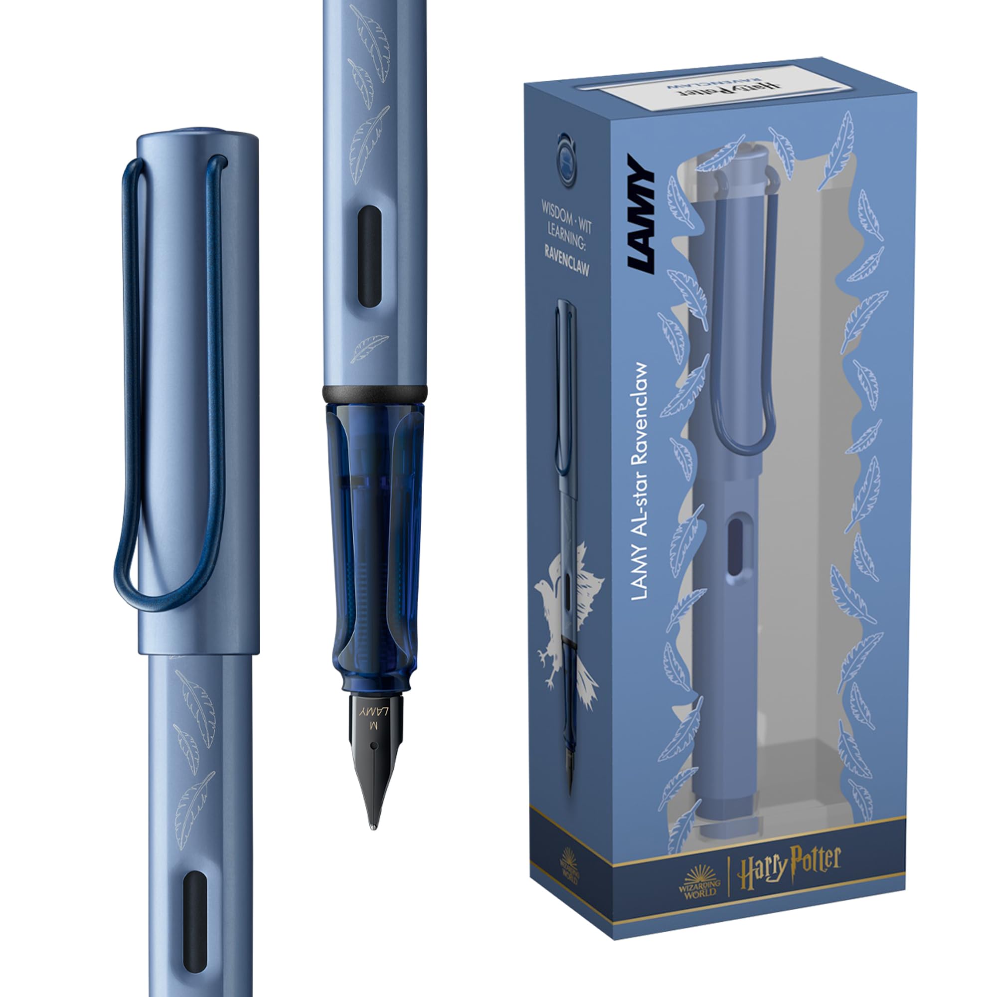 

LAMY AL-star Harry Potter Ravenclaw – Special Edition Fountain Pen with House Engraving – EF Steel Nib – Lightweight Aluminum Body – Includes