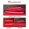 1 Pair Reflector light For Honda Civic 2021 2022 2023 LED Rear Fog Lamp Car LED Bumper Light Brake Light Dynamic Turn Signal