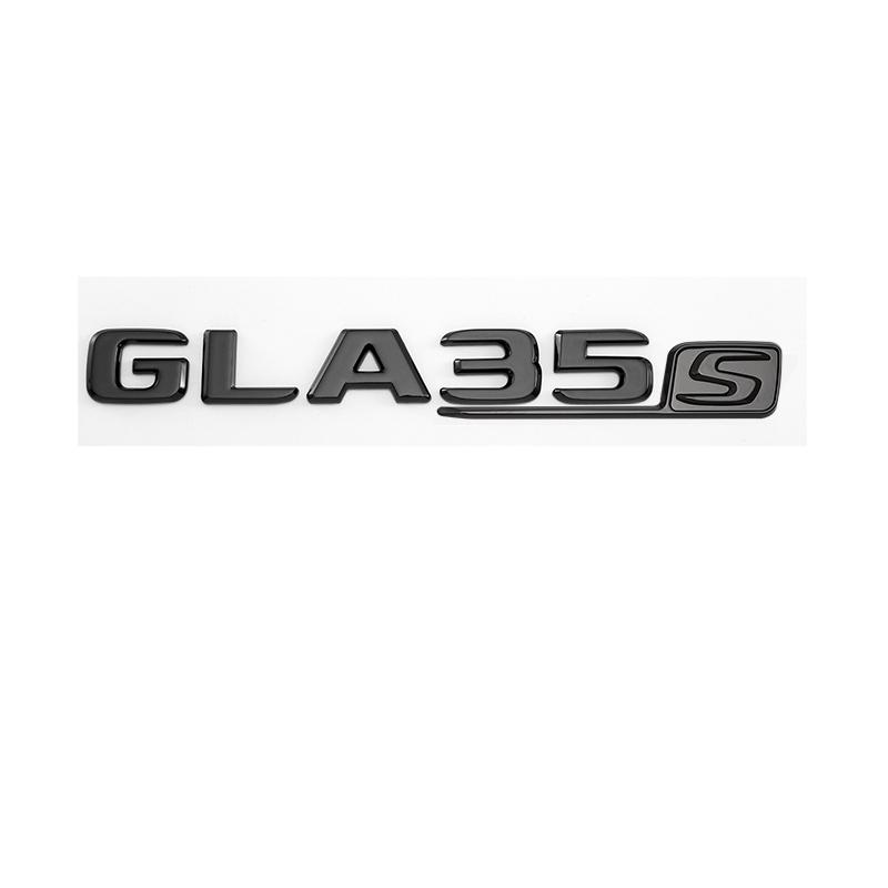 3d ABS Chrome GLA35s GLA45s Logo Letters Car Trunk Emblem Badge Sticker For Mercedes Benz GLA45 AMG W156 X156 H547 Accessories RX7