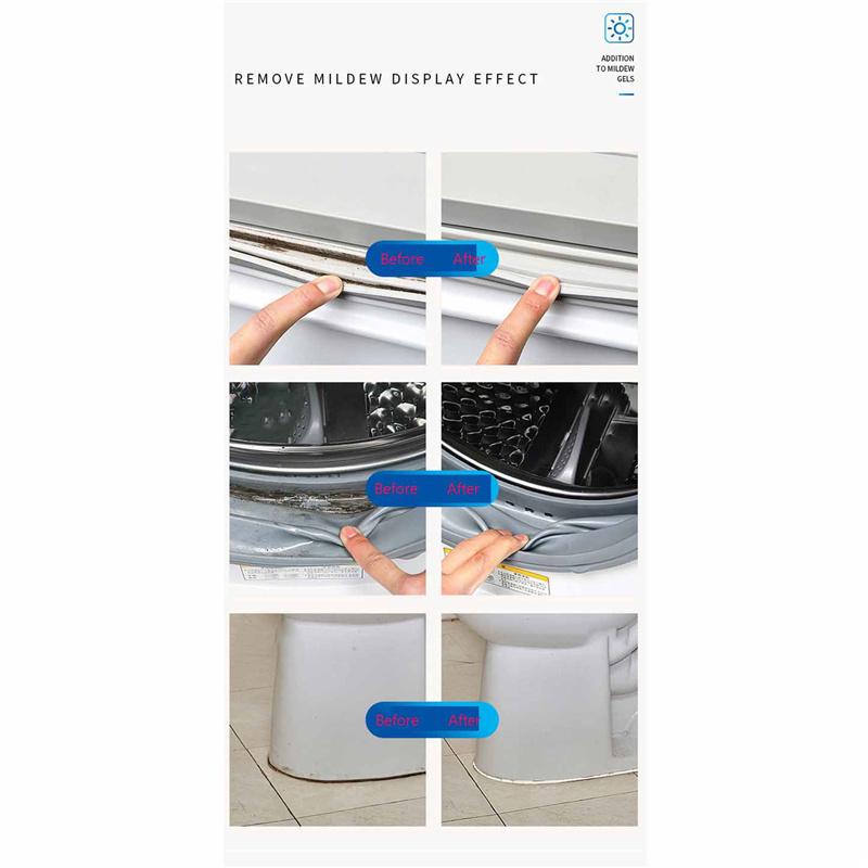 Silný gel na odstraňování plísní - Pronikavý čistič Koupelna Lednice Stěna & Silikonová těsnění Odstraňovač skvrn Domácí potřeby