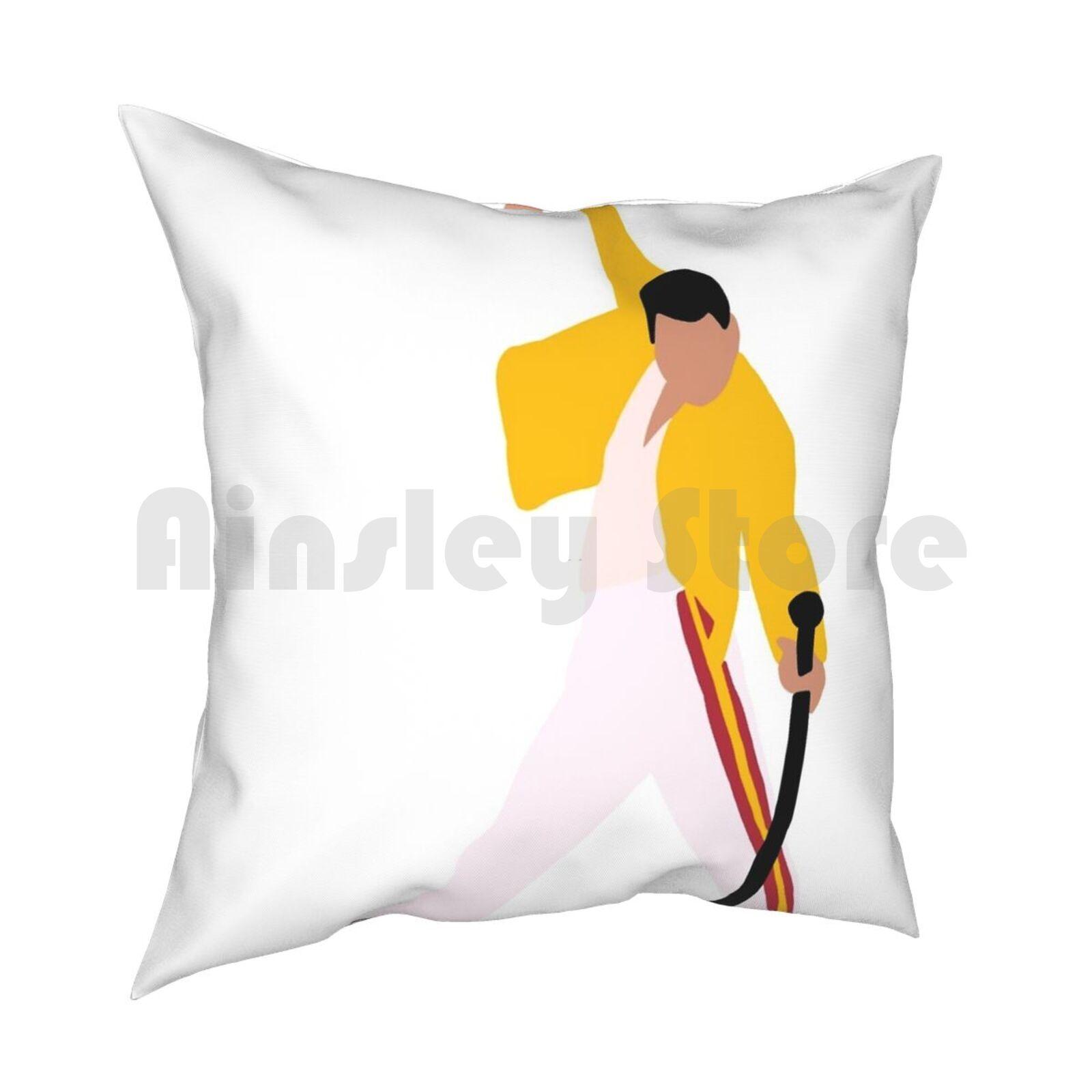

Freddie Pillow Case Printed Home Soft DIY Pillow Cover 455 Designs Queen Freddie Freddie Queen Band Band Music 80s 30cmx30cm