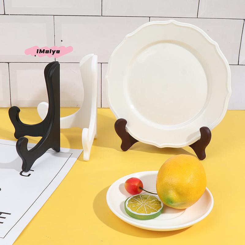 M-Plate Display Stand Picture Easel plastic Plate Stands Holder Display Pictures Frame Photo Decorative Plate Dish Tabletop Art