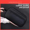 Business Travel Double Layer Mens Wash Bag With Waterproof Pu Material For Commuting And Storage