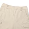 MALBON GOLF Woven Cargo Shorts Beige (Woman)