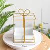 Metal Flower Basket Love Flower Stand Portable Flower Basket Flower Box Flower Round Square Wrought Iron Flower Stand Golden Geometry