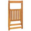 Vidaxl Folding Garden Chairs, 4 Pcs., Solid Acacia Wood