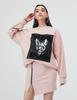 Wordog Zip-Up Mini Skirt Indian Pink