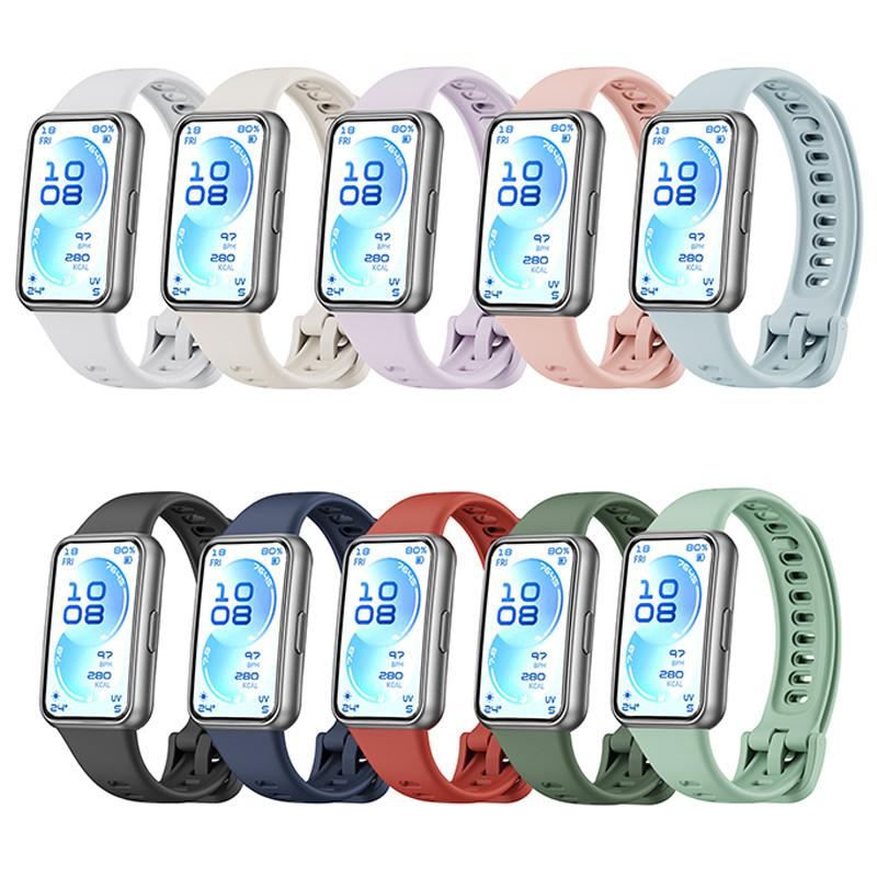 Silicone Strap Waterproof for Huawei 11 for Huawei Band 11 Pro 10 9 8 Watch Strap Accessories