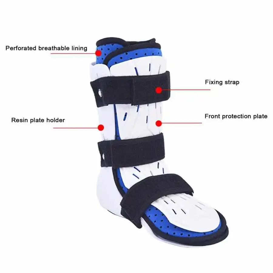 Durable And Safe Short Removable Foot Drop Valgus Correction Of Ankle Fracture Rehabilitation Ankle Sprain Foot Support Correction Shoes S/M/L