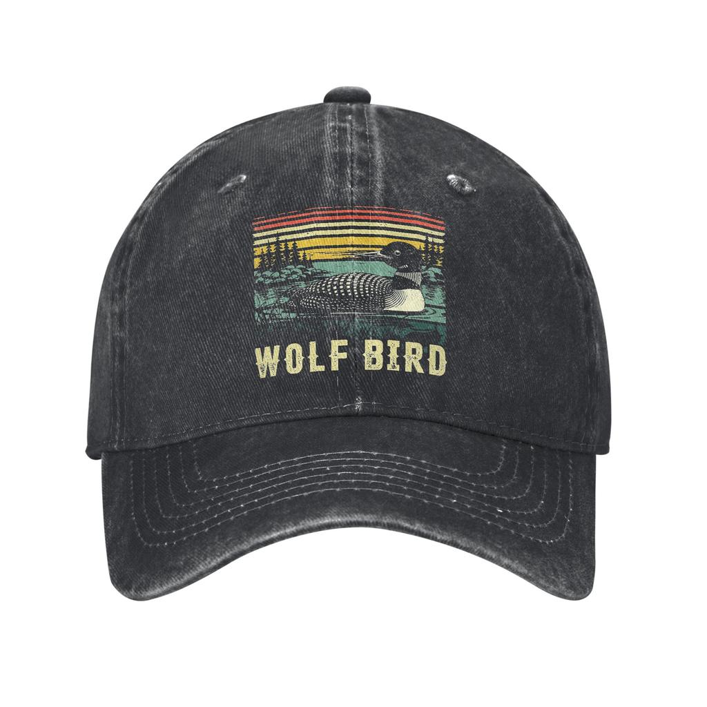 Heated Rivalry Stupid Canadian Wolf Bird Print Cap For Unisex Cotton  Trucker Hat Daily Wear Baseball Cap Adjustable