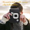 Compact Size Instant Camera Case Bag PU Leather with Shoulder Strap Compatible with Fuji Mini LiPlay