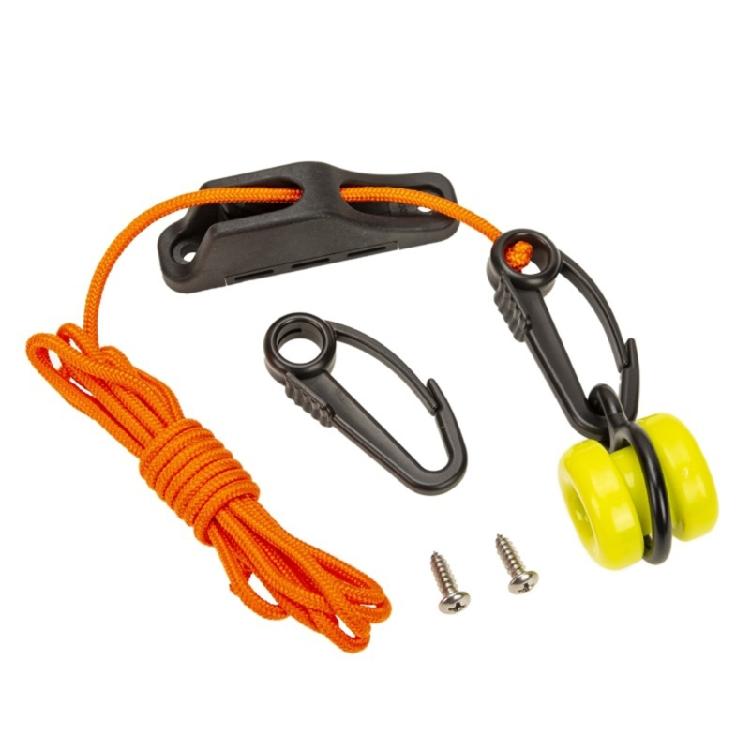 

Downrigger Retrievers With 86Inch Cord Locking Cleat And Hook Ideal For Various Fishing Techniques оранжевый