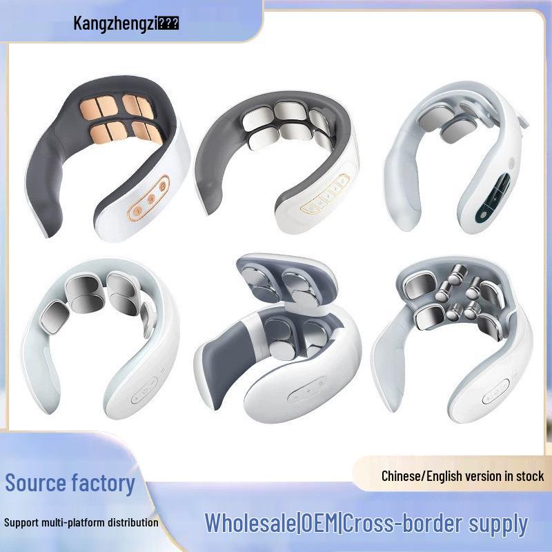 Multifunktionales Nackenmassagegerät mit elektromagnetischer Impulstherapie