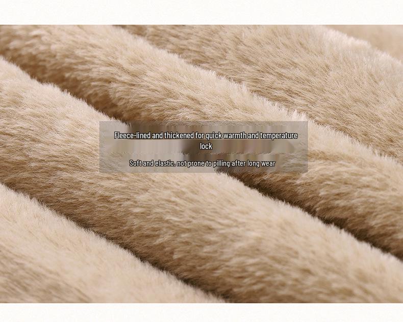 Women's 2024 Winter Fleece-Lined Thick Cotton Coat - Plus Size, Casual, Loose-Fit, Middle-Aged Style.