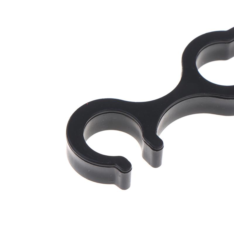 4Pcs 8Shape Trekking Pole Clips Strong ABS Quick Release Holders for Backpacks Hiking Accessories Lightweight Gear