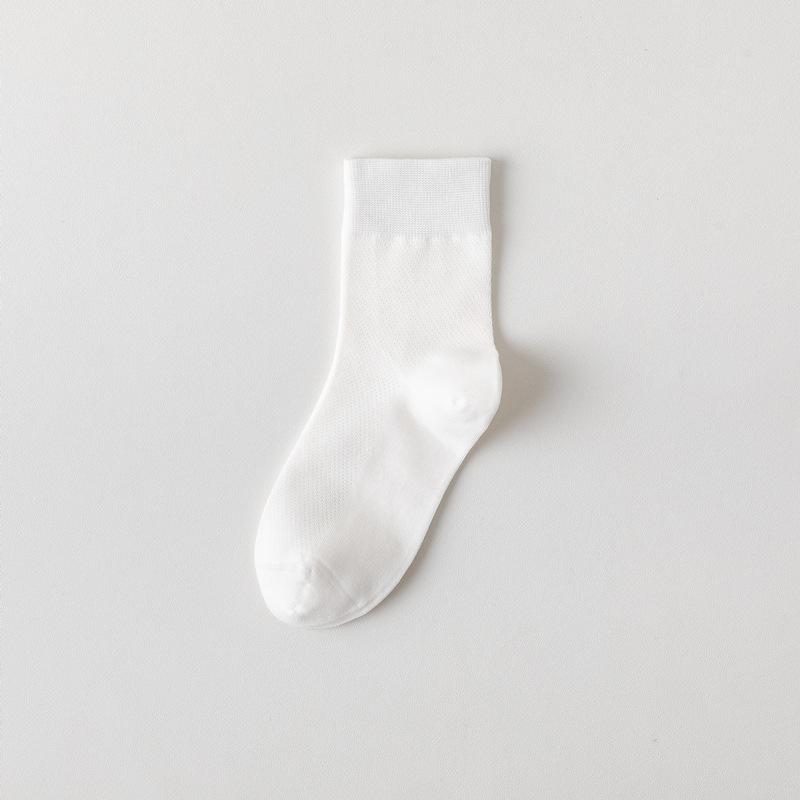 Spring and Summer Pure Cotton Socks - Breathable and Soft Short Socks Without Bones and Antibacterial - Pure Cotton Long Socks