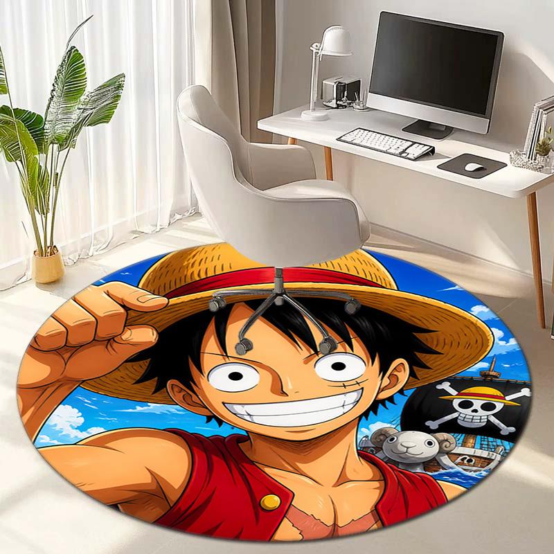Cute Monkey D. Luffy from the Japanese manga ONE PIECE carpet is soft, home, bedroom, door mat decoration, and non slip carpet E6