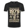 Men Short Sleeve Loose Breathable Graphic Women T-shirts Unisex Vintage Casual Streetwear Tops New Printed 1979 Years T Shirt
