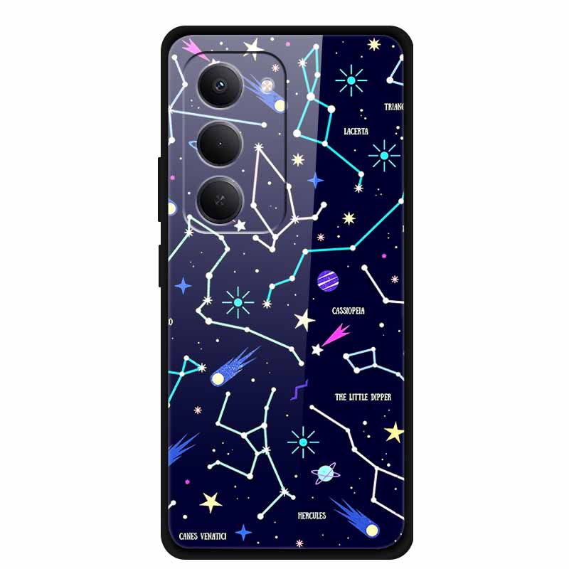 For Redmi 15 5G Case 6.9" 25057RN09E Tempered Glass Hard Covers For Redmi 15 4G 2025 Luxury Phone Cases Protective Bumper Fundas