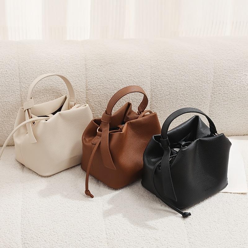 Elegant Solid Color Shoulder Bag, Fashi Women's Handbag, Suitable for Daily Use, Leather Commuting Versatile Crossbody Bags