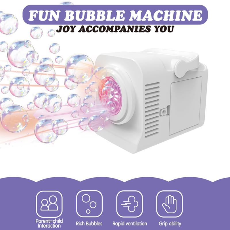 Bubble machine children's handheld bubble machine outdoor wedding props games holiday gifts without bubble water batteries