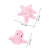 Finger Puppets Cartoon Ocean Animal Soft Plush Toys for Playing 10Pcs Set
