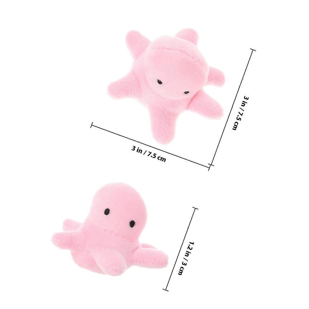 Finger Puppets Cartoon Ocean Animal Soft Plush Toys for Playing 10Pcs Set