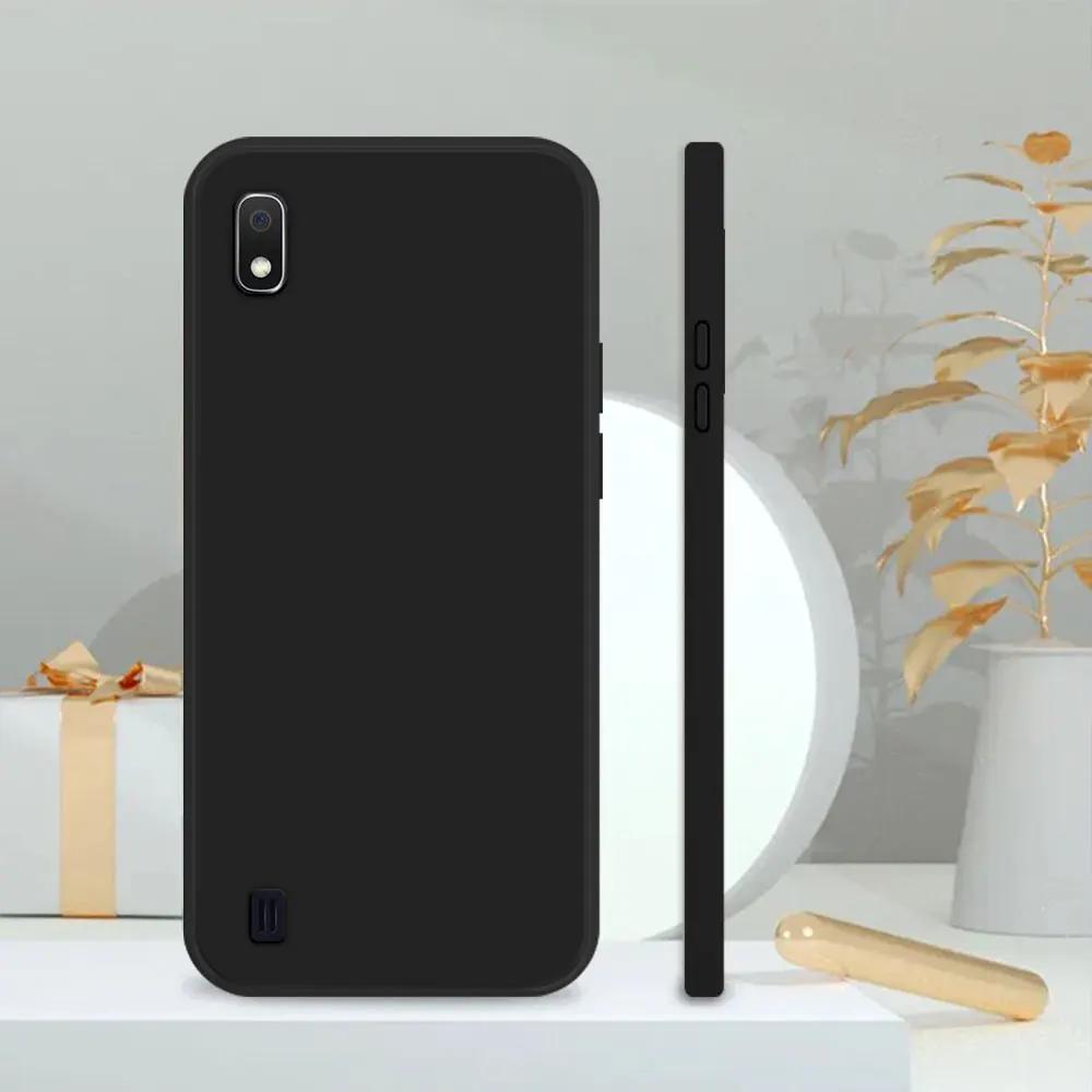 For Samsung A10 Case For Samsung Galaxy M10 A10S Coque Matte Soft Silicone Shockproof Cover Galaxy A10s Square Phone Case Fundas