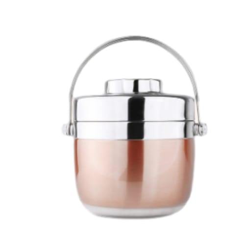 

1.2L Stainless Steel Food Lunch Box, 8-Hour Vacuum Insulated, Double-Layered Lunch Box, Soup Jar (1.5L, Rose Red)