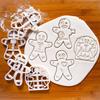 Weihnachts-Ausstecher, Lebkuchenmann, Weihnachtsmann, Form, Stempel, Kinder, Weihnachtsfeier, Prägung, Keksform, Backen, Dekorzubehör